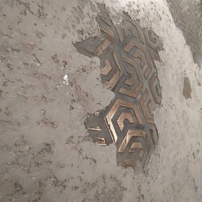 Metaal stucwerk by Domenico Piscopo